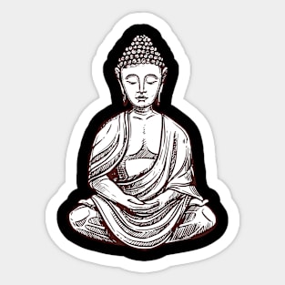 Statue of Buddha Sticker